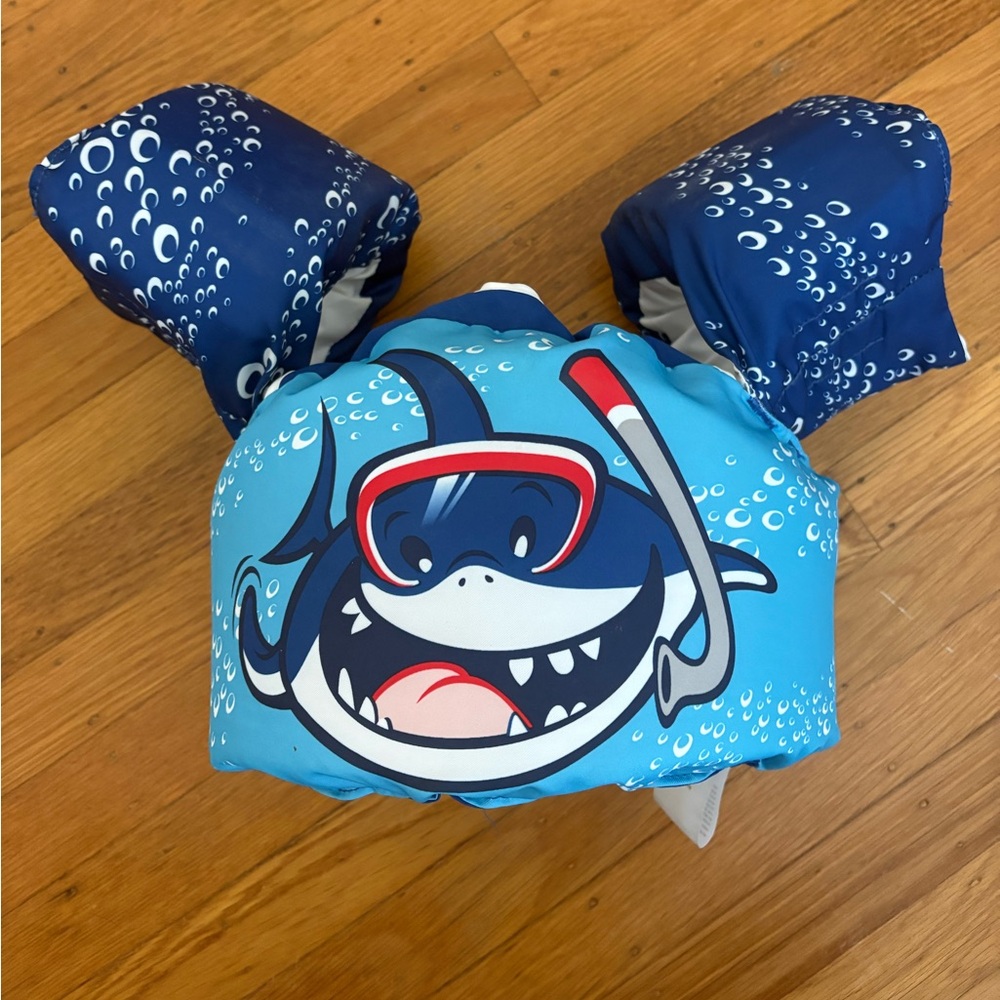 Kids Shark Swim Vest with Arm Floats